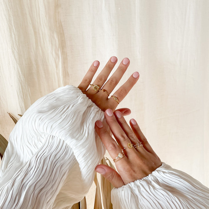 Ring met kleurstenen - 12406Y