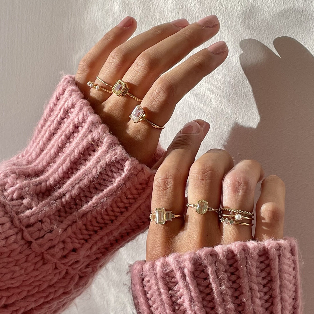 Ring met parel - 12424Y