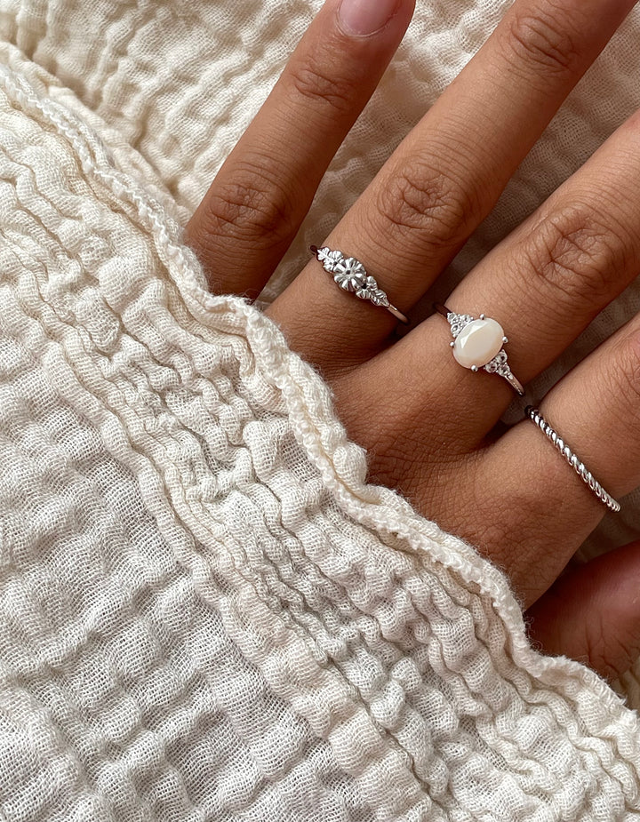 Ring met kleurstenen - 12405S