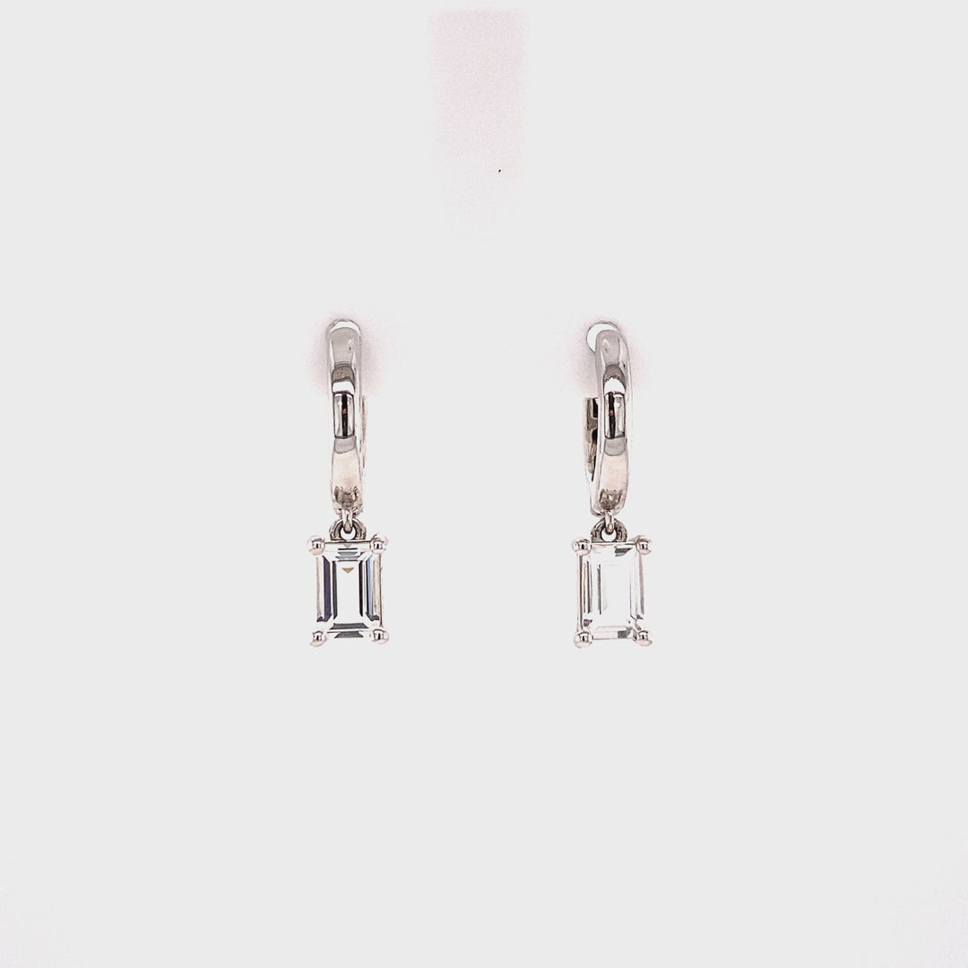 Oorbel met bedel - 42417S