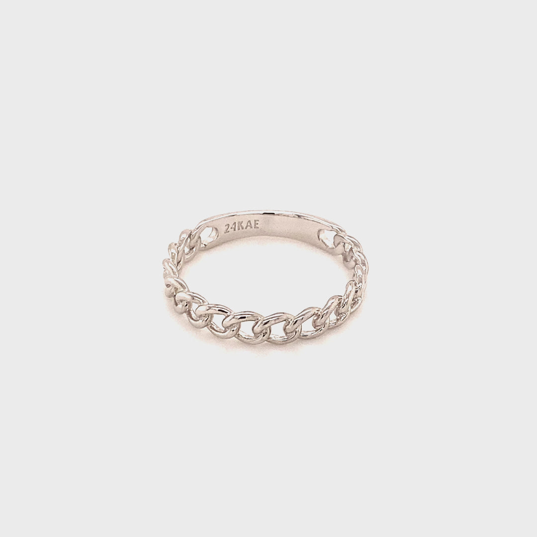 Ring with chain structure - 12421S
