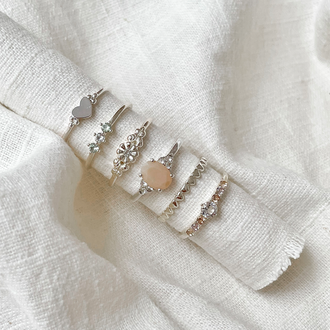 Ring heart shaped - 12418S